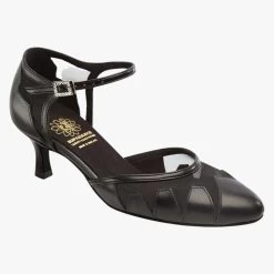 Style 1040 - Black Leather/Mesh