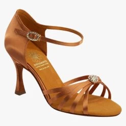 Style 1064 - Dark Tan Satin