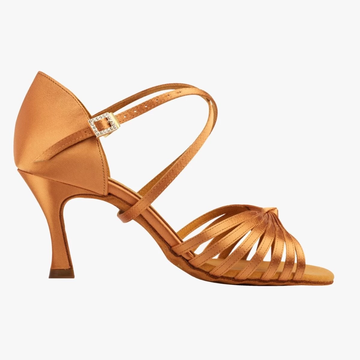 Style 1065 - Dark Tan Satin - Image 2