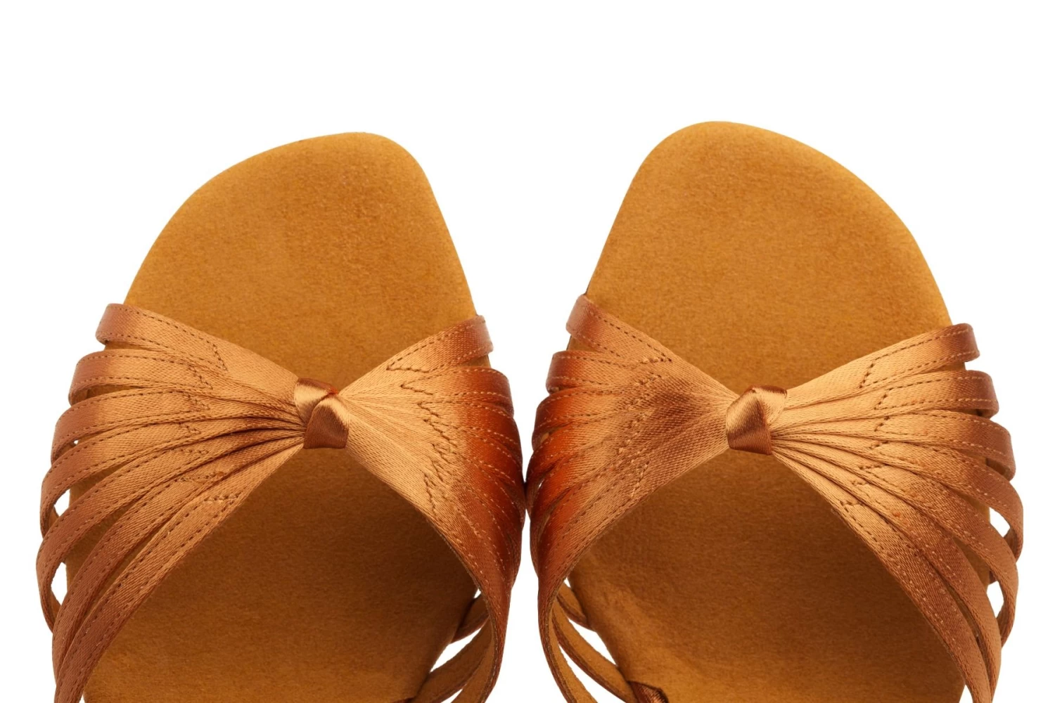 Style 1065 - Dark Tan Satin - Image 6