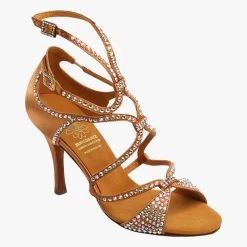 Style 1082 - Dark Tan Satin