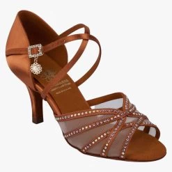 Style 1105 - Dark Tan Satin