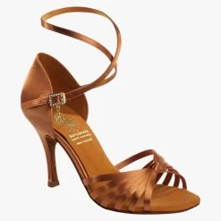 Style 1166 - Dark Tan Satin