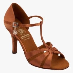 Style 1177 - Dark Tan Satin