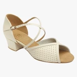 Style 1226 - Beige Leather/Perforated