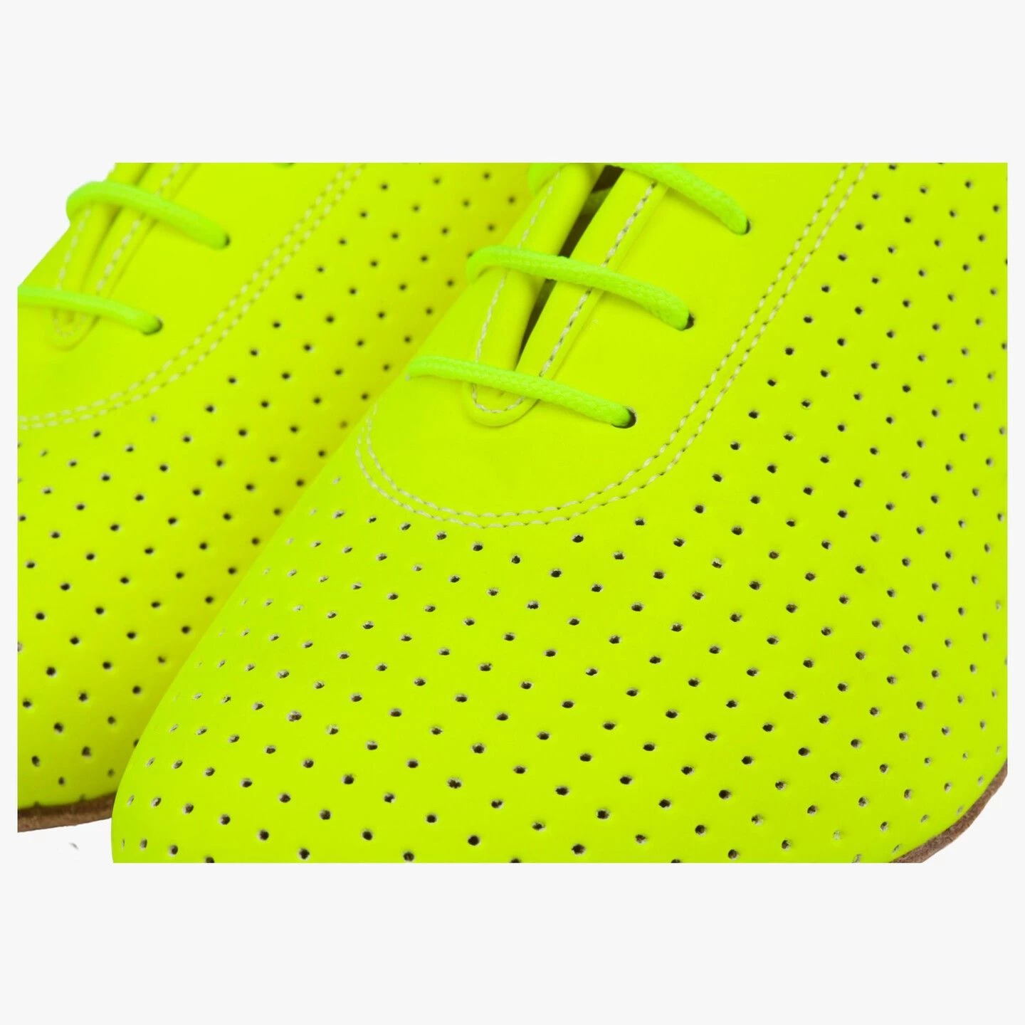 Style 1326 - Neon Yellow Perf Eco Leather - Image 4