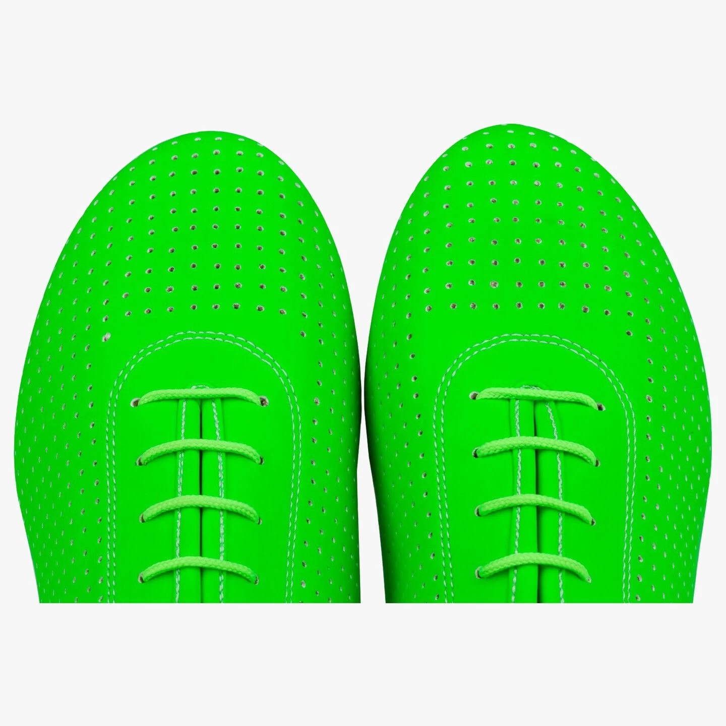 Style 1326 - Neon Green Perf Eco Leather - Image 4