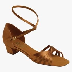 Style 1666 - Dark Tan Satin