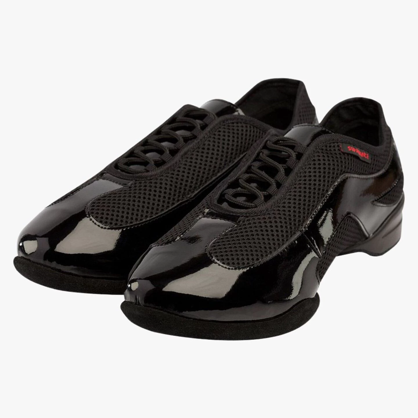 Style 8010 - Black Patent/Mesh - Image 3