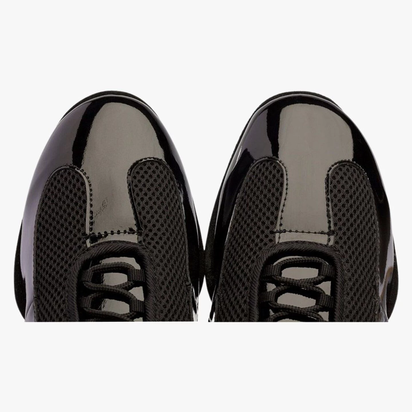 Style 8010 - Black Patent/Mesh - Image 4