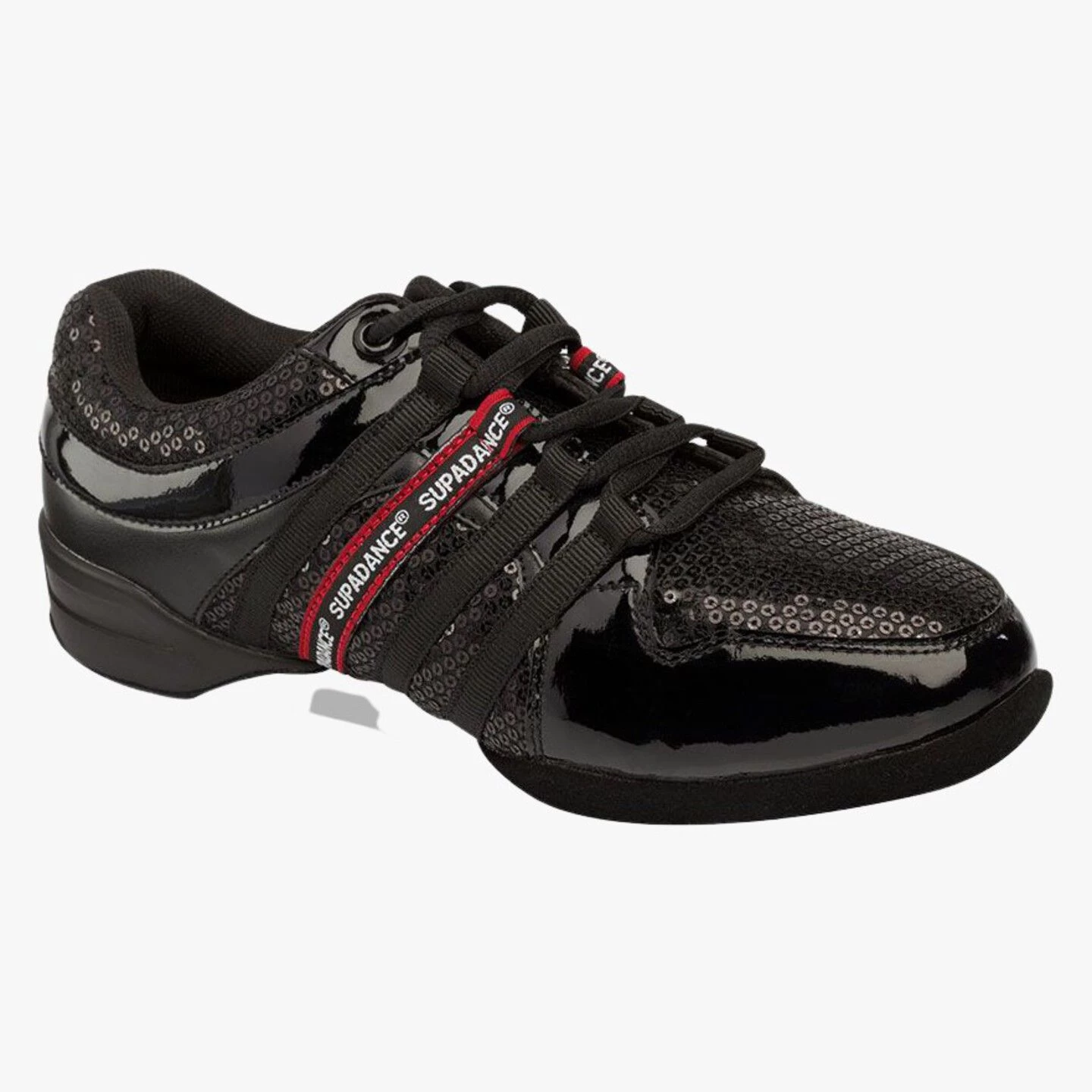 Style 8810 - Black Patent/Sequin